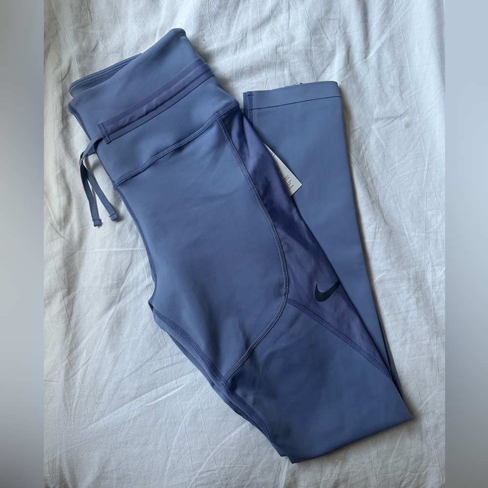 Nike Running Tight Fit Full Length Leggings Periwinkle size small